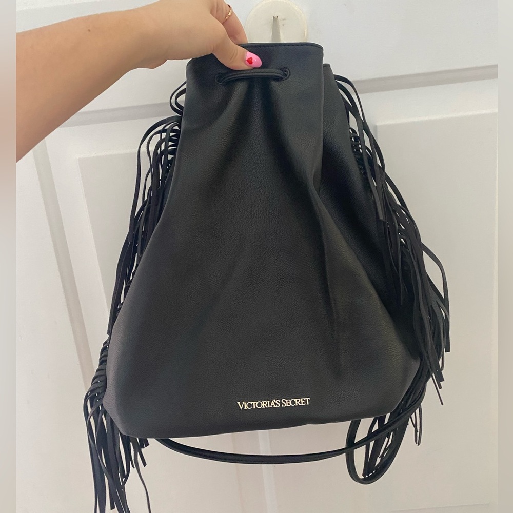 Victoria Secret Drawstring Tassle Bag